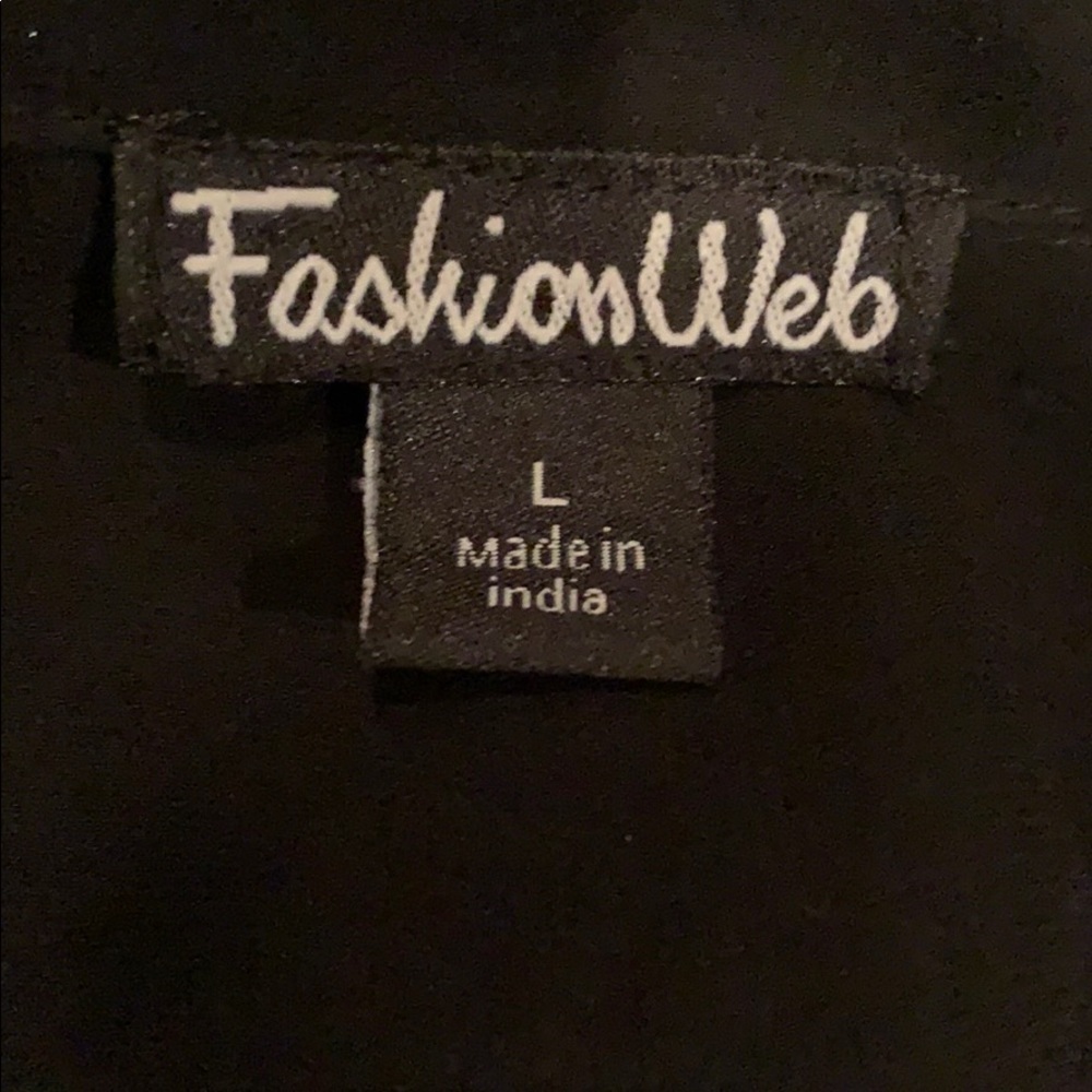 Fashion Web size L high low back cut outs - Picture 4 of 4
